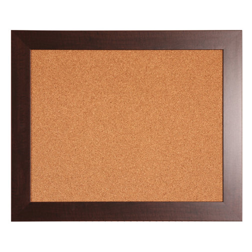Gracie Oaks Framed Wall Mounted Cork Board Wayfair.ca